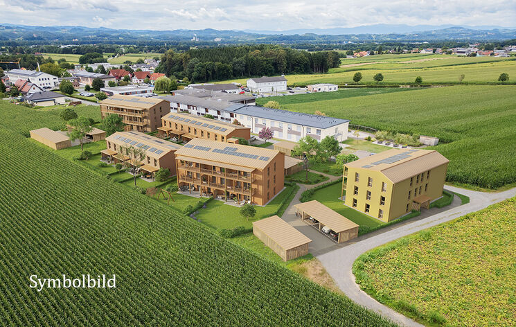 St. Veit in der Südsteiermark, geförderte Eigentumswohnungen der GWS - 2- bis 4-Zimmer-Wohnungen - Neubauprojekt der GWS - Symbolbild