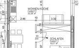 Liezen, Donnersbach 91 - Wohnung 7 - 2-Zimmer-Wohnung - geförderte Mietwohnung GWS - Grundriss