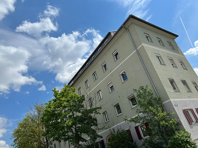 Graz, Kalvariengürtel 9 - Mietwohnungen der GWS - GWS-Mietwohnungen - Wohnhaus Ansicht