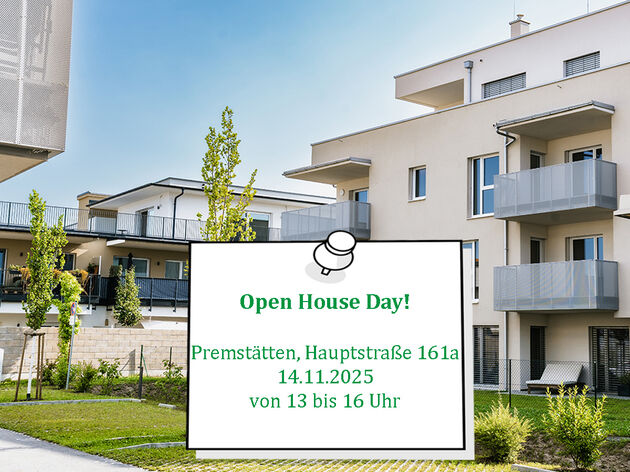 Premstätten, Hauptstraße 161a bis 161c - GWS Eigentumswohnungen, GWS Mietwohnungen mit Kaufoption - Tag der offenen Tür