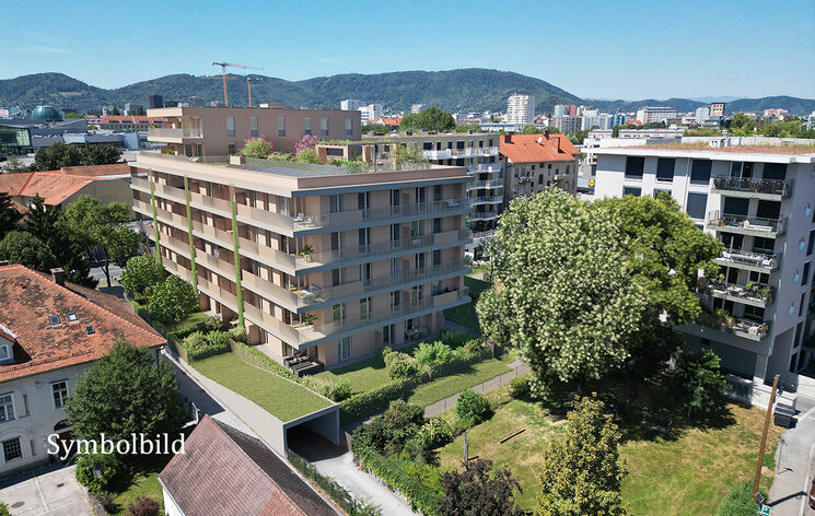 Graz, Karlauerstraße 57 - geförderte Mietwohnungen mit Kaufoption (geförderte Mietkaufwohnungen) GWS-Wohnungen - Symbolbild