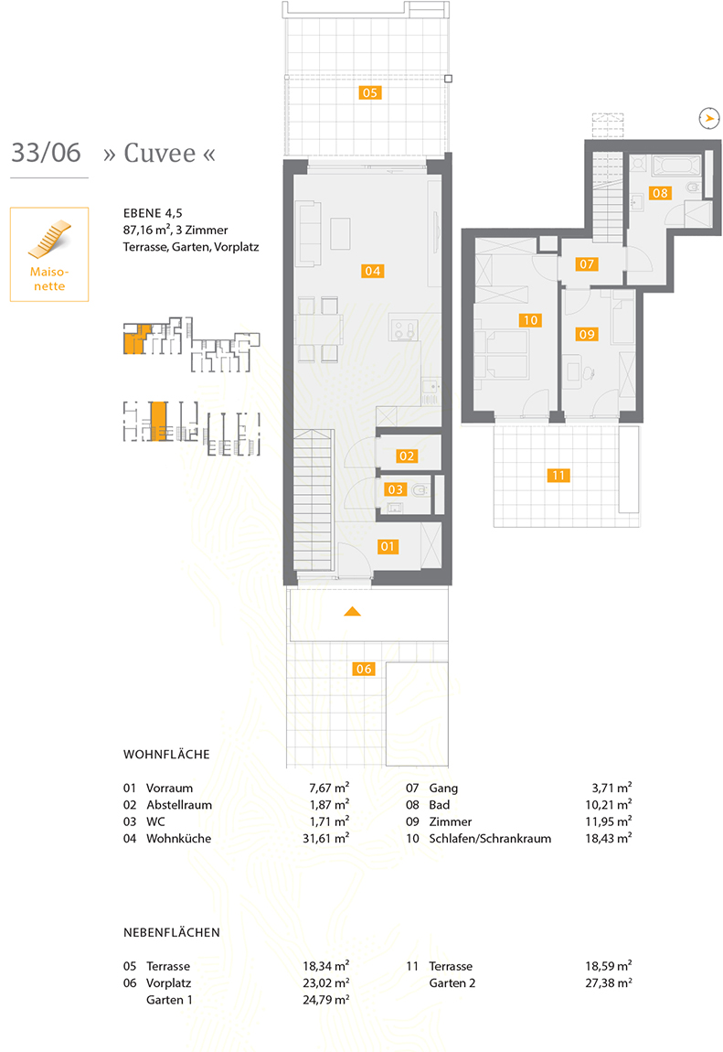 Split-Level mit Haus-Charakter am Ruckerlberg! Mietwohnung mit Kaufoption! /  / 8010 Waltendorf / Bild 5